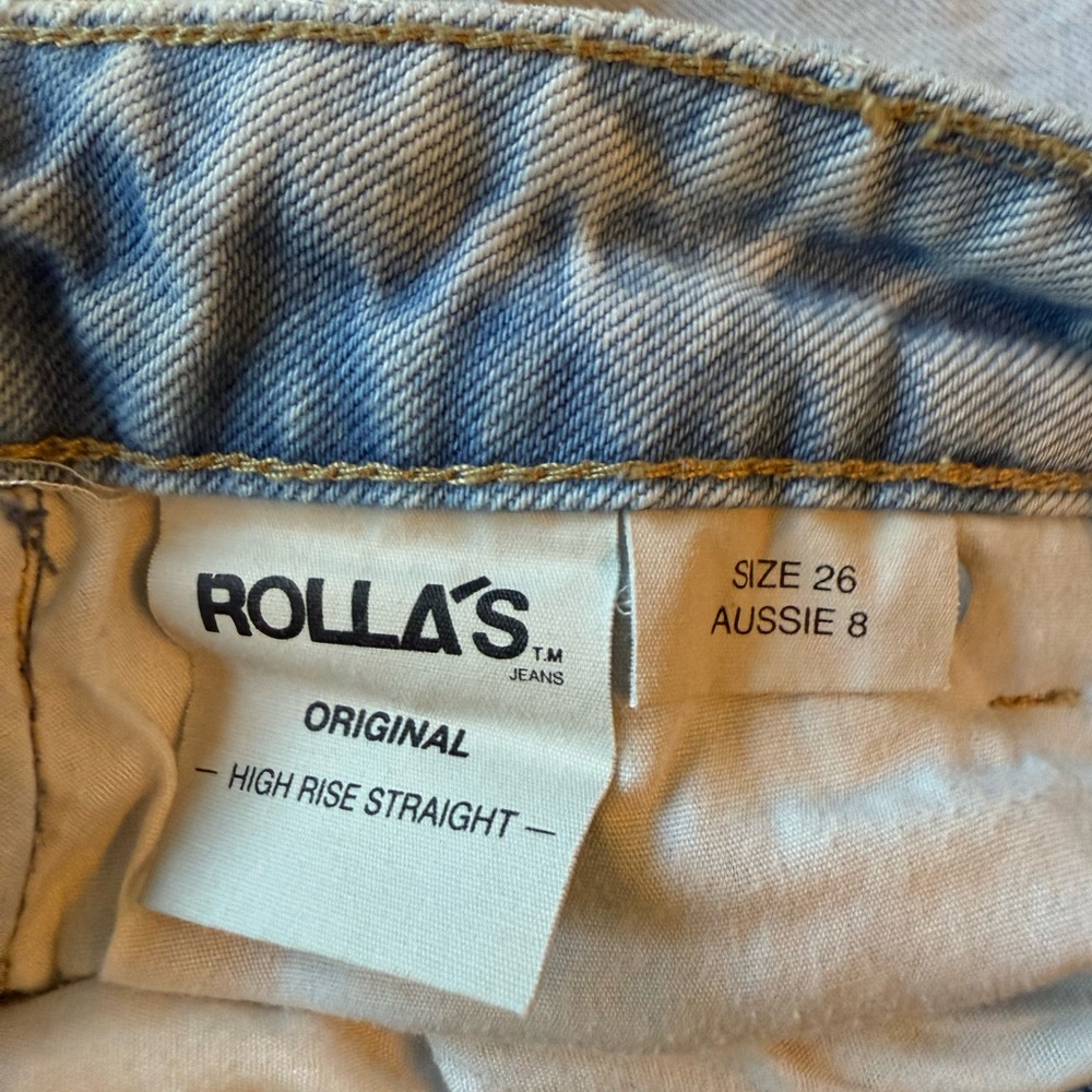 ROLLA'S High Rise Straight Jeans - Picture 8 of 10